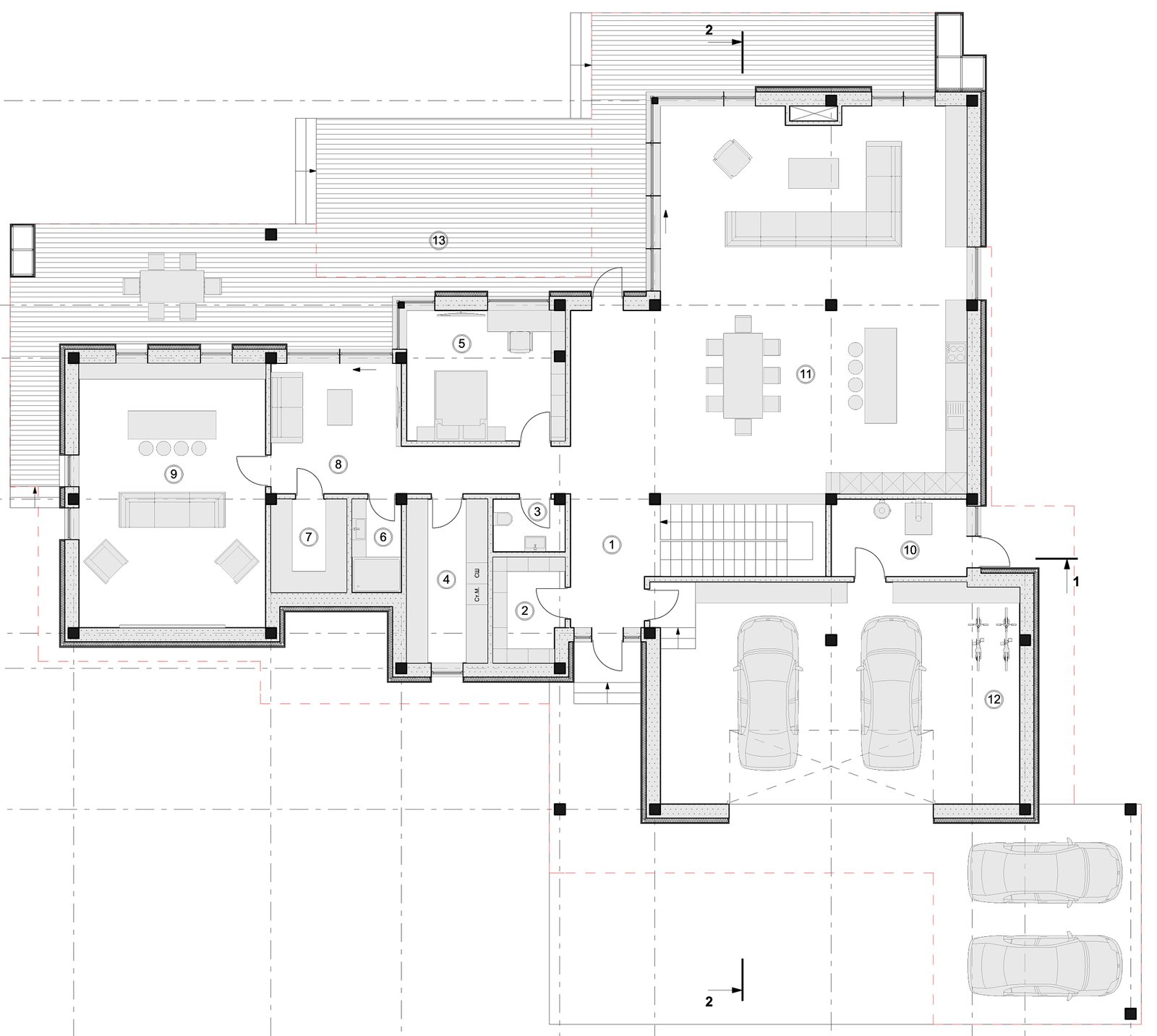 drawing-modern-house-plan-interior-layout